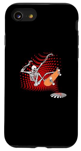 Skateboard 5D Skelett Skater Skaten Skateboarder Skater Hülle für iPhone SE (2020) / 7 / 8 von Skater Skateboards Zubehör Geschenke Shirt