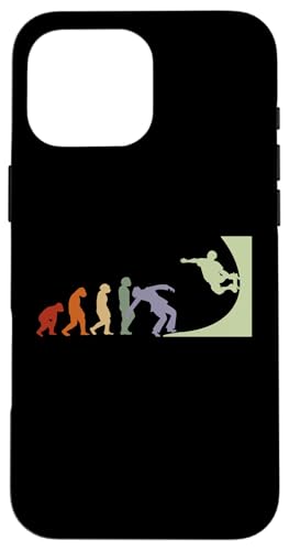 Skateboard Evolution Skater Rampe Skaten Skateboarder Hülle für iPhone 16 Pro Max Skateboard Evolution Skater Rampe Skaten Skateboarder Hülle für iPhone 16 Pro Max von Skater Skateboards Zubehör Geschenke Shirt