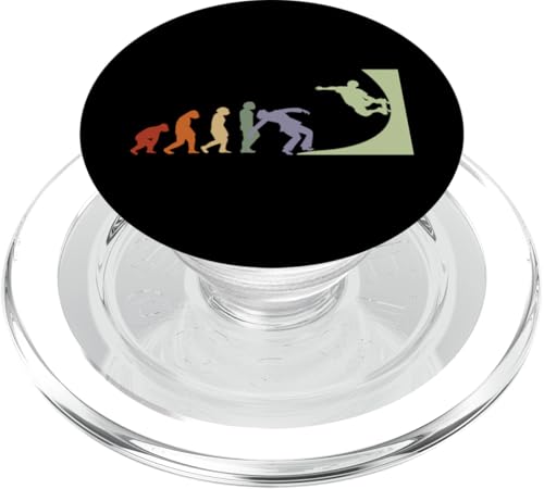 Skateboard Evolution Skater Rampe Skaten Skateboarder PopSockets PopGrip für MagSafe von Skater Skateboards Zubehör Geschenke Shirt