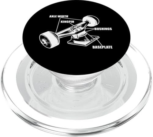 Skateboard Rollen Skater Skating Longboard Skateboarding PopSockets PopGrip für MagSafe von Skater Skateboards Zubehör Geschenke Shirt