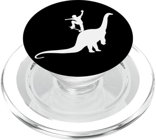 Skateboard Skater Park Skaten Dinos Dinosaurier Skateboarder PopSockets PopGrip für MagSafe von Skater Skateboards Zubehör Geschenke Shirt