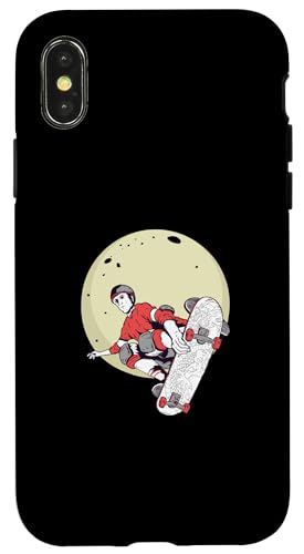 Skateboard Skater Rampe Skaten trick Skateboarder Hülle für iPhone X/XS Skateboard Skater Rampe Skaten trick Skateboarder Hülle für iPhone X/XS von Skater Skateboards Zubehör Geschenke Shirt