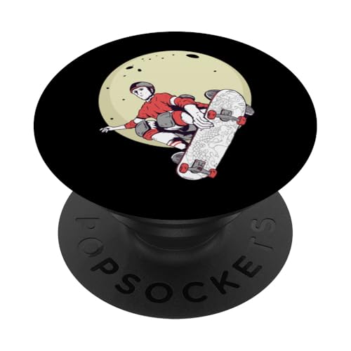 Skateboard Skater Rampe Skaten trick Skateboarder PopSockets Klebender PopGrip von Skater Skateboards Zubehör Geschenke Shirt