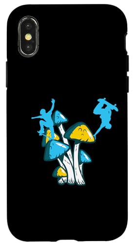 Skateboard Skater Skaten Mushroom Pilze Skateboarder Hülle für iPhone X/XS Skateboard Skater Skaten Mushroom Pilze Skateboarder Hülle für iPhone X/XS von Skater Skateboards Zubehör Geschenke Shirt