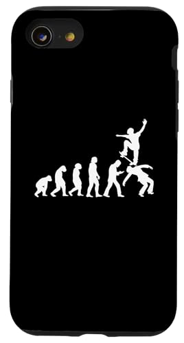 Skateboard Skater Trick Skaten Evolution Skateboarder Hülle für iPhone SE (2020) / 7 / 8 von Skater Skateboards Zubehör Geschenke Shirt