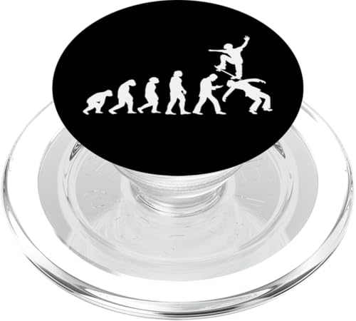 Skateboard Skater Trick Skaten Evolution Skateboarder PopSockets PopGrip für MagSafe von Skater Skateboards Zubehör Geschenke Shirt