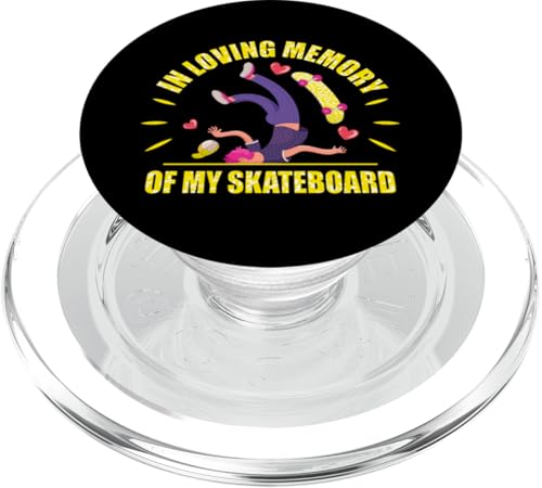 Skateboarder zur Genesung Skateboard Skater Skateboard PopSockets PopGrip für MagSafe von Skater Skateboards Zubehör Geschenke Shirt