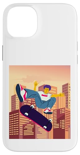 City Skateboarding Skateboarder auf einem Skateboard Hülle für iPhone 14 Plus City Skateboarding Skateboarder auf einem Skateboard Hülle für iPhone 14 Plus von Skaters skate