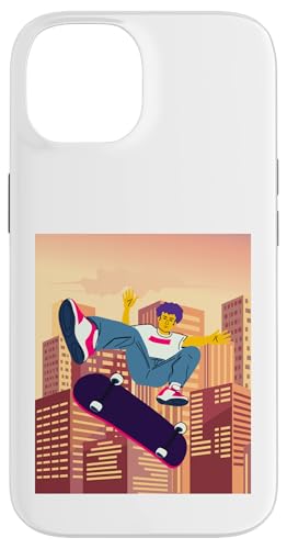 City Skateboarding Skateboarder auf einem Skateboard Hülle für iPhone 14 City Skateboarding Skateboarder auf einem Skateboard Hülle für iPhone 14 von Skaters skate