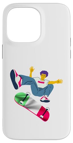 Italien Skateboarding Skateboarder auf einem Skateboard Hülle für iPhone 14 Pro Max von Skaters skate