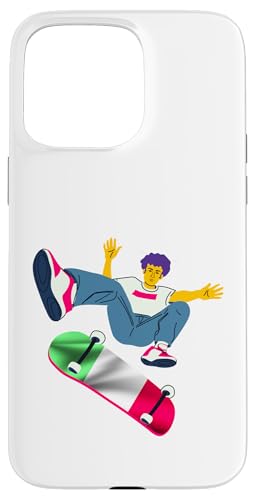 Italien Skateboarding Skateboarder auf einem Skateboard Hülle für iPhone 15 Pro Max von Skaters skate