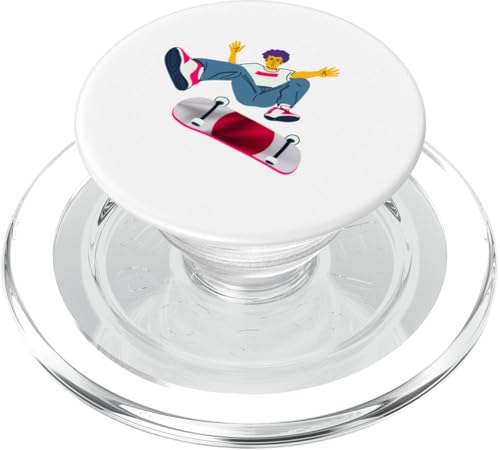 Japan Skateboarding Skateboarder auf einem Skateboard PopSockets PopGrip für MagSafe Japan Skateboarding Skateboarder auf einem Skateboard PopSockets PopGrip für MagSafe von Skaters skate