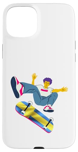 Schweden Skateboarding Skateboarder auf einem Skateboard Hülle für iPhone 15 Plus von Skaters skate