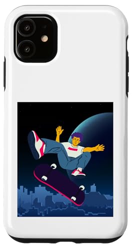 Skateboarding Skateboarder auf einem Skateboard Hülle für iPhone 11 von Skaters skate