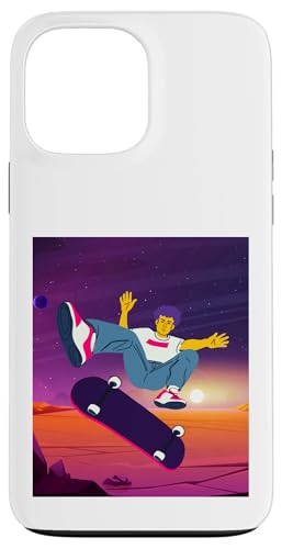 Skateboarding Skateboarder auf einem Skateboard Hülle für iPhone 13 Pro Max von Skaters skate