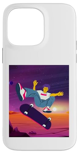 Skateboarding Skateboarder auf einem Skateboard Hülle für iPhone 14 Pro Max von Skaters skate