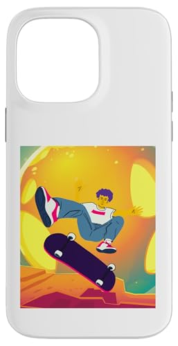 Skateboarding Skateboarder auf einem Skateboard Hülle für iPhone 14 Pro Max von Skaters skate