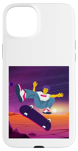 Skateboarding Skateboarder auf einem Skateboard Hülle für iPhone 15 Plus Skateboarding Skateboarder auf einem Skateboard Hülle für iPhone 15 Plus von Skaters skate