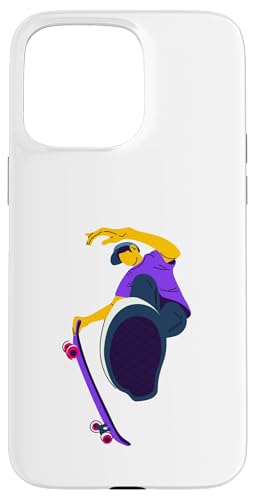 Skateboarding Skateboarder auf einem Skateboard Hülle für iPhone 15 Pro Max von Skaters skate