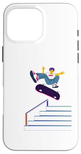 Skateboarding Skateboarder auf einem Skateboard Hülle für iPhone 16 Pro Max Skateboarding Skateboarder auf einem Skateboard Hülle für iPhone 16 Pro Max von Skaters skate