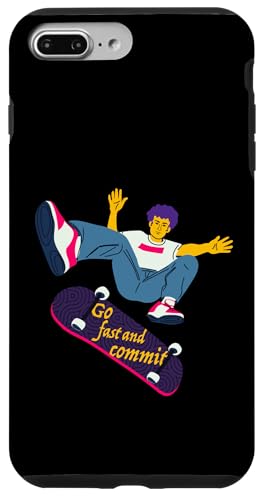 Skateboarding Skateboarder auf einem Skateboard Hülle für iPhone 7 Plus/8 Plus von Skaters skate