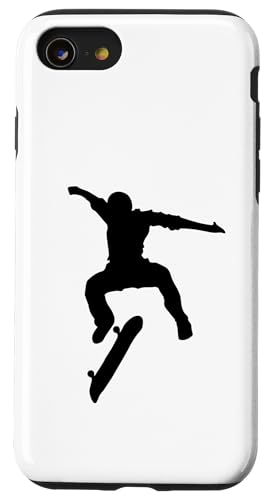 Skateboarding Skateboarder auf einem Skateboard Hülle für iPhone SE (2020) / 7 / 8 von Skaters skate