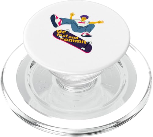 Skateboarding Skateboarder auf einem Skateboard PopSockets PopGrip für MagSafe Skateboarding Skateboarder auf einem Skateboard PopSockets PopGrip für MagSafe von Skaters skate