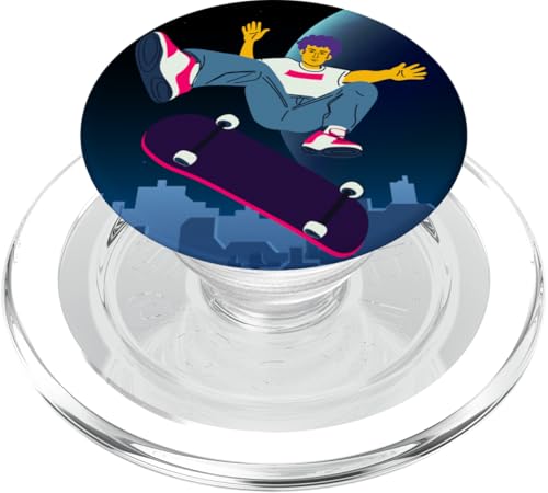 Skateboarding Skateboarder auf einem Skateboard PopSockets PopGrip für MagSafe Skateboarding Skateboarder auf einem Skateboard PopSockets PopGrip für MagSafe von Skaters skate