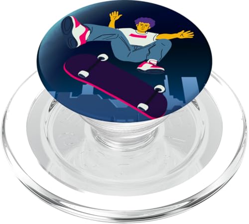 Skateboarding Skateboarder auf einem Skateboard PopSockets PopGrip für MagSafe Skateboarding Skateboarder auf einem Skateboard PopSockets PopGrip für MagSafe von Skaters skate