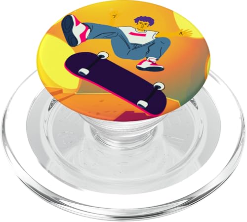 Skateboarding Skateboarder auf einem Skateboard PopSockets PopGrip für MagSafe Skateboarding Skateboarder auf einem Skateboard PopSockets PopGrip für MagSafe von Skaters skate