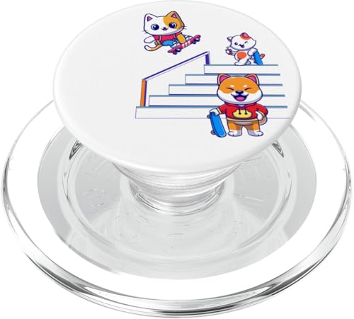 Skateboarding Skateboarder auf einem Skateboard PopSockets PopGrip für MagSafe Skateboarding Skateboarder auf einem Skateboard PopSockets PopGrip für MagSafe von Skaters skate