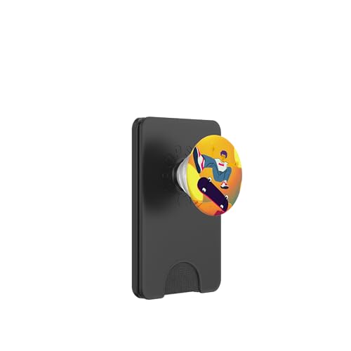 Skateboarding Skateboarder auf einem Skateboard PopSockets PopWallet für MagSafe Skateboarding Skateboarder auf einem Skateboard PopSockets PopWallet für MagSafe von Skaters skate