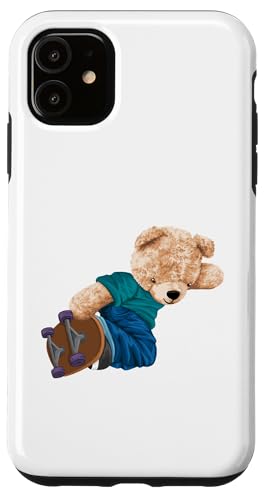 Skateboarding Toy-Bear Skateboarder auf einem Skateboard Hülle für iPhone 11 Skateboarding Toy-Bear Skateboarder auf einem Skateboard Hülle für iPhone 11 von Skaters skate