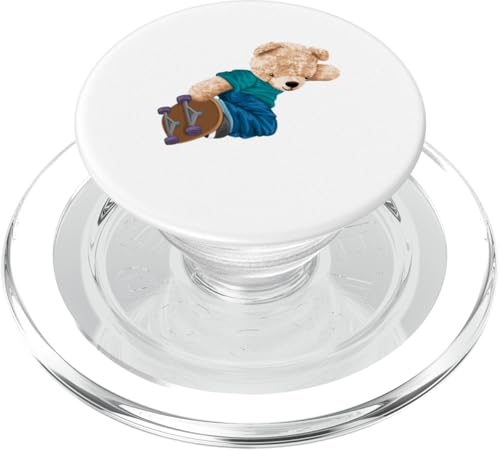 Skateboarding Toy-Bear Skateboarder auf einem Skateboard PopSockets PopGrip für MagSafe Skateboarding Toy-Bear Skateboarder auf einem Skateboard PopSockets PopGrip für MagSafe von Skaters skate