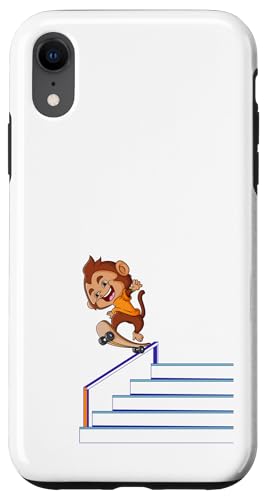 Skateboarding Treppen Skateboarder auf einem Skateboard Hülle für iPhone XR von Skaters skate
