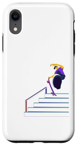 Skateboarding Treppen Skateboarder auf einem Skateboard Hülle für iPhone XR Skateboarding Treppen Skateboarder auf einem Skateboard Hülle für iPhone XR von Skaters skate