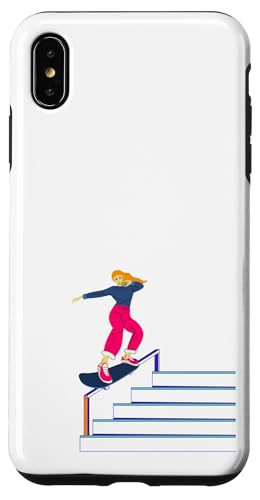 Skateboarding Treppen Skateboarder auf einem Skateboard Hülle für iPhone XS Max von Skaters skate