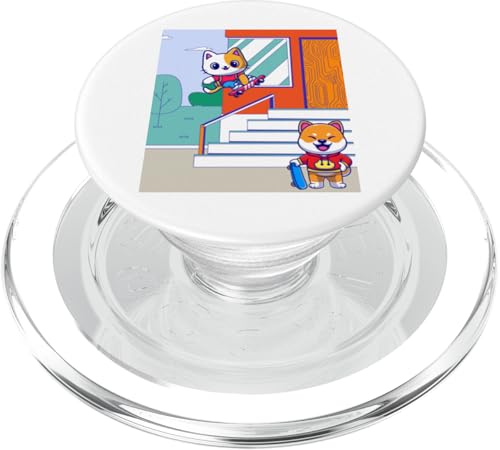 Skateboarding Treppen Skateboarder auf einem Skateboard PopSockets PopGrip für MagSafe Skateboarding Treppen Skateboarder auf einem Skateboard PopSockets PopGrip für MagSafe von Skaters skate