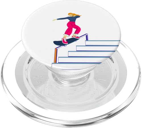 Skateboarding Treppen Skateboarder auf einem Skateboard PopSockets PopGrip für MagSafe Skateboarding Treppen Skateboarder auf einem Skateboard PopSockets PopGrip für MagSafe von Skaters skate
