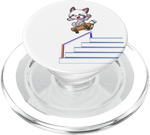 Skateboarding Treppen Skateboarder auf einem Skateboard PopSockets PopGrip für MagSafe von Skaters skate