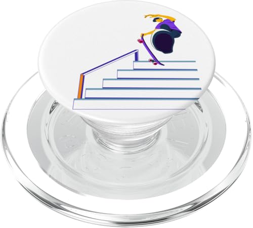 Skateboarding Treppen Skateboarder auf einem Skateboard PopSockets PopGrip für MagSafe von Skaters skate