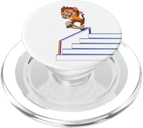 Skateboarding Treppen Skateboarder auf einem Skateboard PopSockets PopGrip für MagSafe Skateboarding Treppen Skateboarder auf einem Skateboard PopSockets PopGrip für MagSafe von Skaters skate