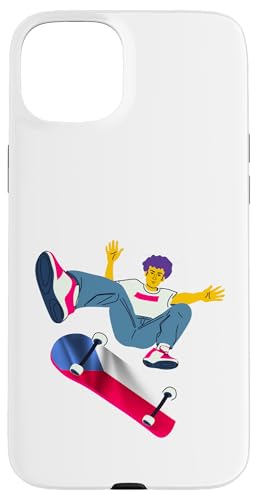 Tschechische Skateboarding Skateboarder auf einem Skateboard Hülle für iPhone 15 Plus von Skaters skate