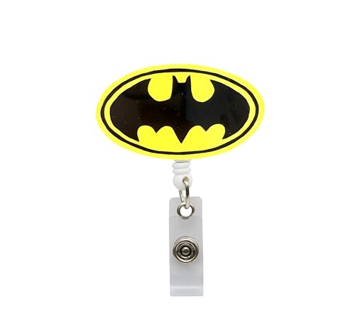 Batman Krankenschwester-Ausweishalter – einziehbarer Ausweishalter für Krankenschwestern, Krankenhäuser, Ärzte und Büropersonal, zeigen Sie Ihren Stolz für Batman und Superhelden von Skaworth Designs