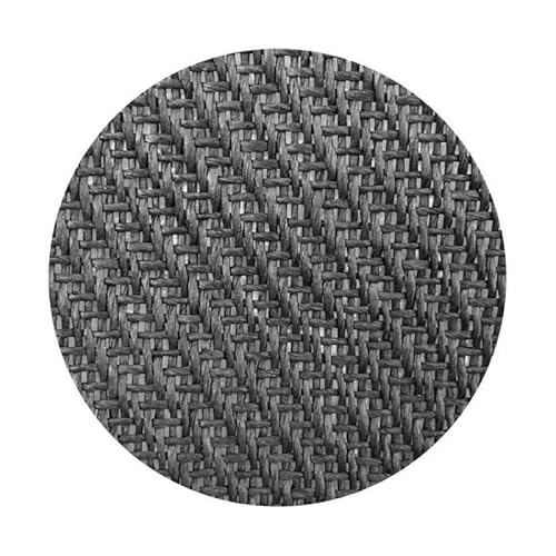 Lautsprecher-Grill-Tuch,Tuch für Lautsprechergrill Geeignet for E-Gitarren-Lautsprecher-Netzabdeckung, klangtransparentes Lautsprechernetz, staubdichtes Netz, Rattan-Stuhlnetz(Black(0.5mX0.7m)) von Skdvy
