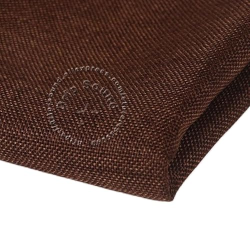 Lautsprecher-Grill-Tuch,Tuch für Lautsprechergrill Grau/Beige Lautsprecher Mesh Tuch Antike Retro Sound Transparent Staubdichte Leinen Gitarre Sound Maske Tuch Hintergrund Tuch(Brown) von Skdvy