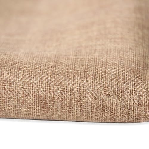Lautsprecher-Grill-Tuch,Tuch für Lautsprechergrill Grau/Beige Lautsprecher Mesh Tuch Antike Retro Sound Transparent Staubdichte Leinen Gitarre Sound Maske Tuch Hintergrund Tuch(Dark Beige) von Skdvy