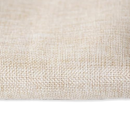 Lautsprecher-Grill-Tuch,Tuch für Lautsprechergrill Grau/Beige Lautsprecher Mesh Tuch Antike Retro Sound Transparent Staubdichte Leinen Gitarre Sound Maske Tuch Hintergrund Tuch(Light Beige) von Skdvy