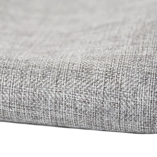 Lautsprecher-Grill-Tuch,Tuch für Lautsprechergrill Grau/Beige Lautsprecher Mesh Tuch Antike Retro Sound Transparent Staubdichte Leinen Gitarre Sound Maske Tuch Hintergrund Tuch(Light Grey) von Skdvy