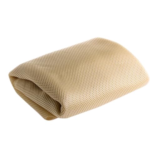 Lautsprecher-Grill-Tuch,Tuch für Lautsprechergrill Lautsprecher-Mesh-Lautsprecher-Grilltuch, Stereo-Grillgewebe, staubdichtes Audio-Tuch(Beige) von Skdvy